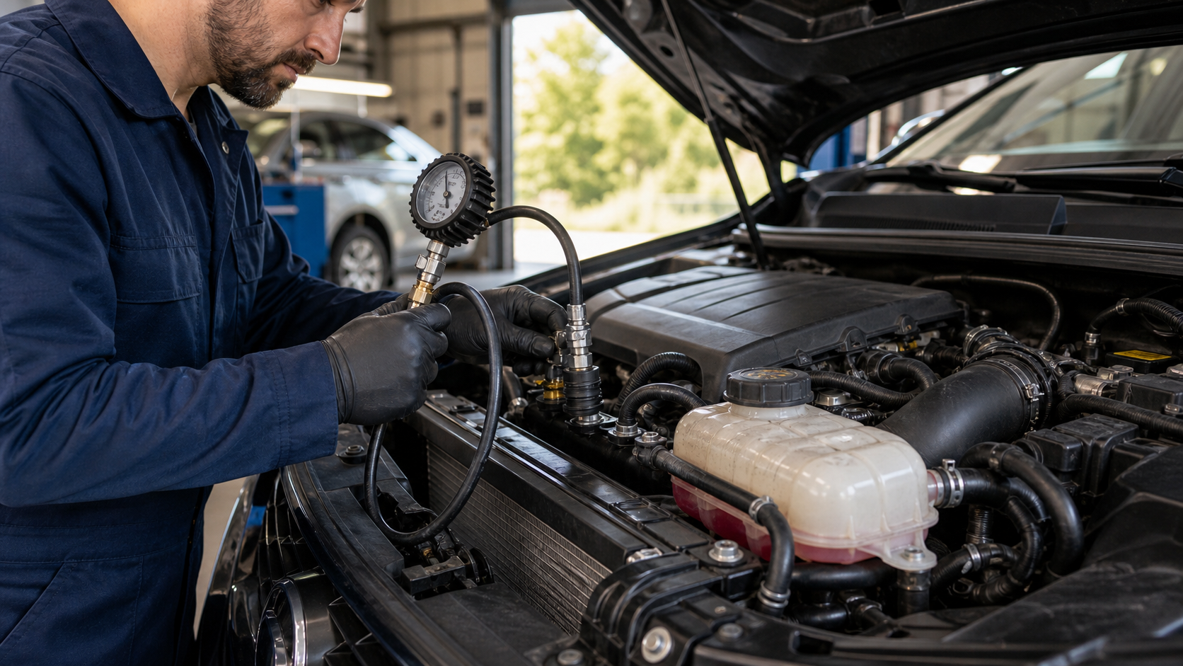 How Often Should You Service Your Cooling System? in a realistic automotive scene