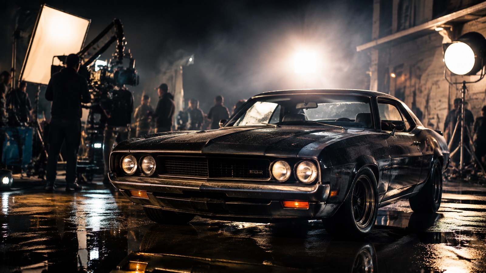 Editorial image for Most Famous Movie Cars and Why Fans Still Love Them with an unbranded vehicle scene and no text
