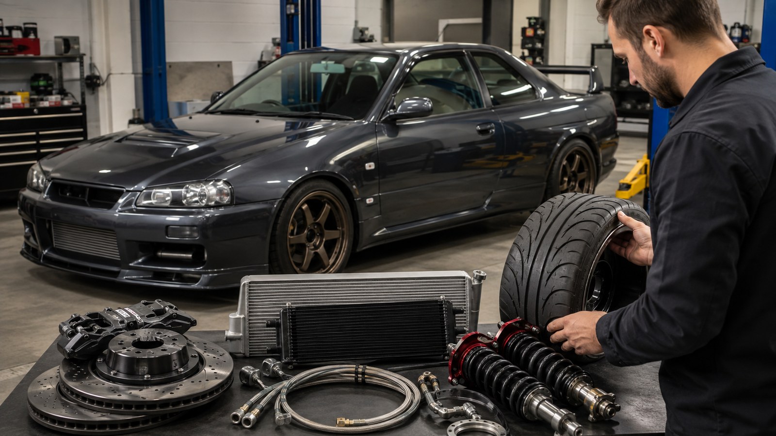 Editorial image for Performance Builds Explained: How Modern Cars Are Really Built with an unbranded vehicle scene and no text