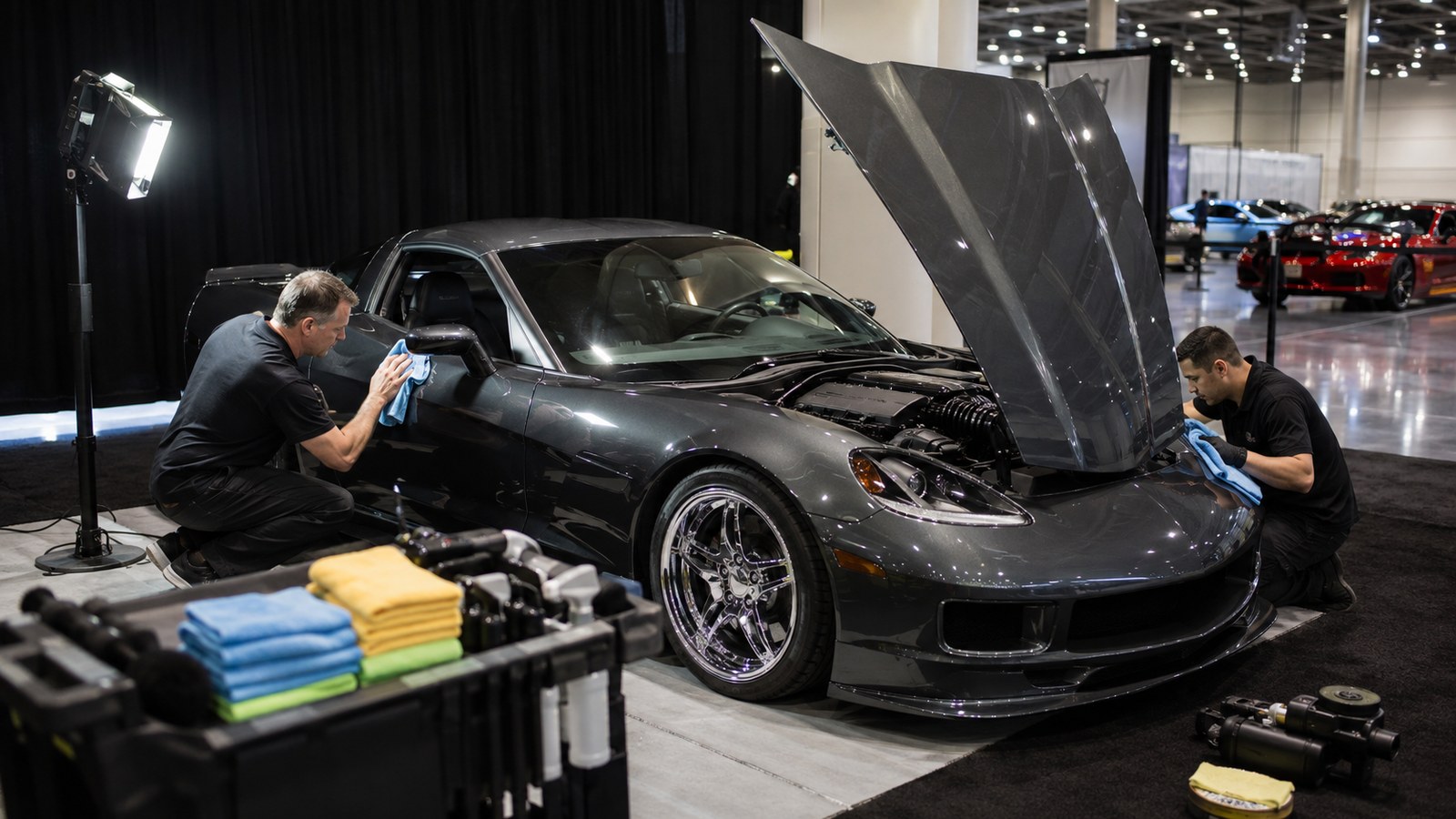 Editorial image for Show Cars and Exhibits Explained: How Modern Cars Are Really Built with an unbranded vehicle scene and no text