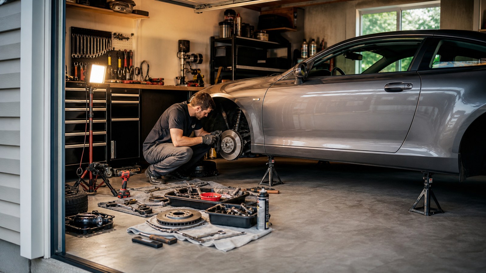 Editorial image for The Complete Guide to DIY Garage Culture: What Every Driver Should Know with an unbranded vehicle scene and no text