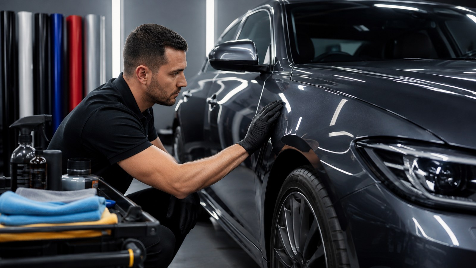 Editorial image for The Complete Guide to Paint, Wraps and Finishes: What Every Driver Should Know with an unbranded vehicle scene and no text